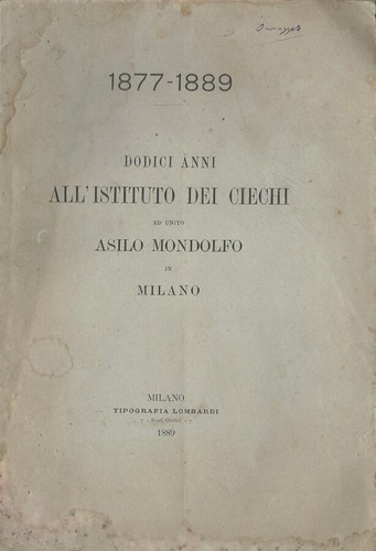 Dodici anni all - 'istituto, dei