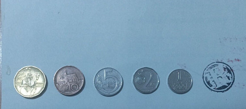Lotto monete repubblica ceca - lotto, 5