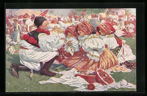 Cartolina artista joza - cartolina,